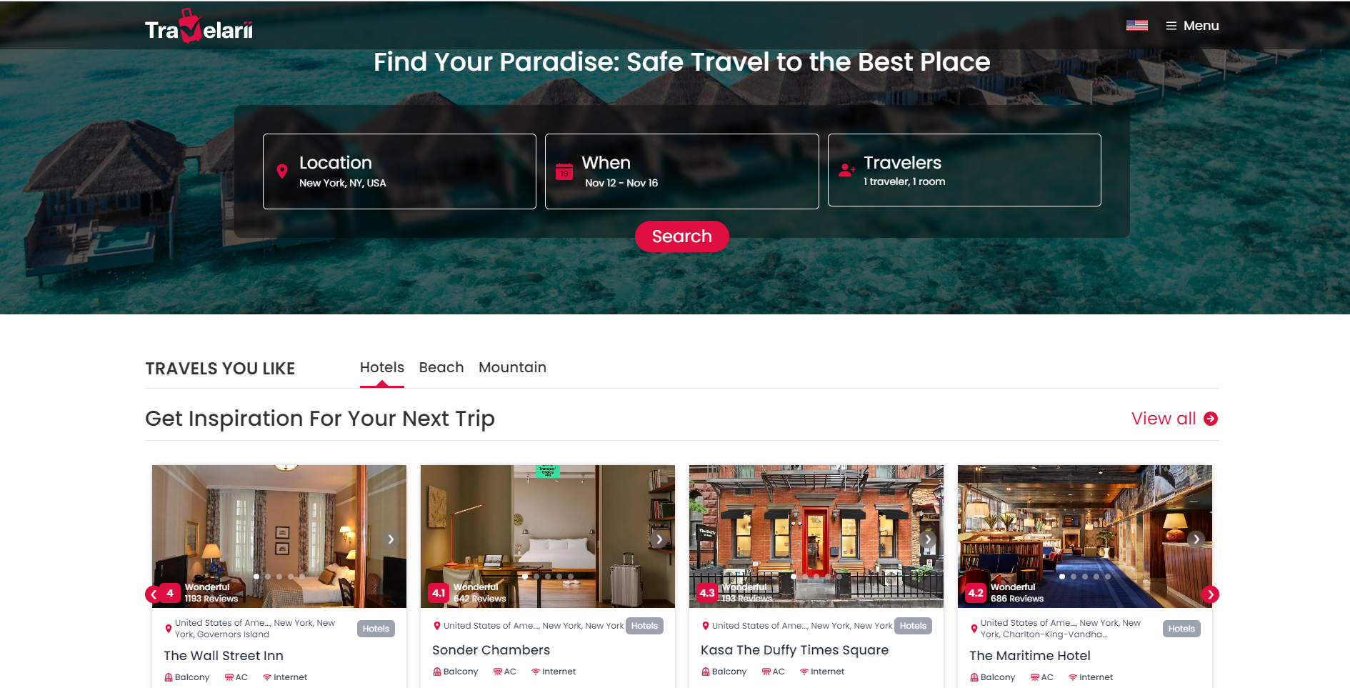 Travelarii || Your Hotel at the Best Price - Deals on the Best Hotels