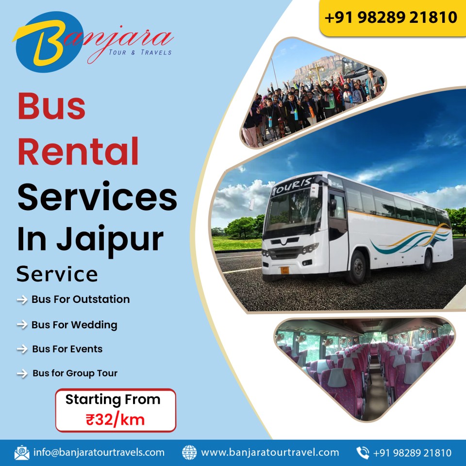 Luxury Bus Rental Service in Jaipur