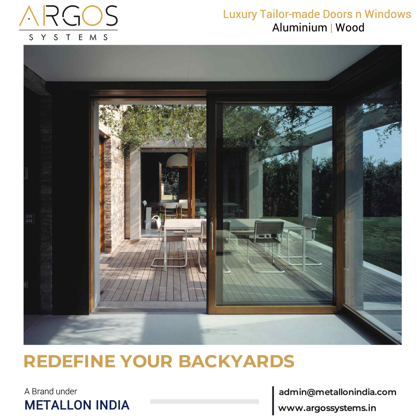 Innovative Solutions: Premium Aluminium Doors and Windows from Argos Systems