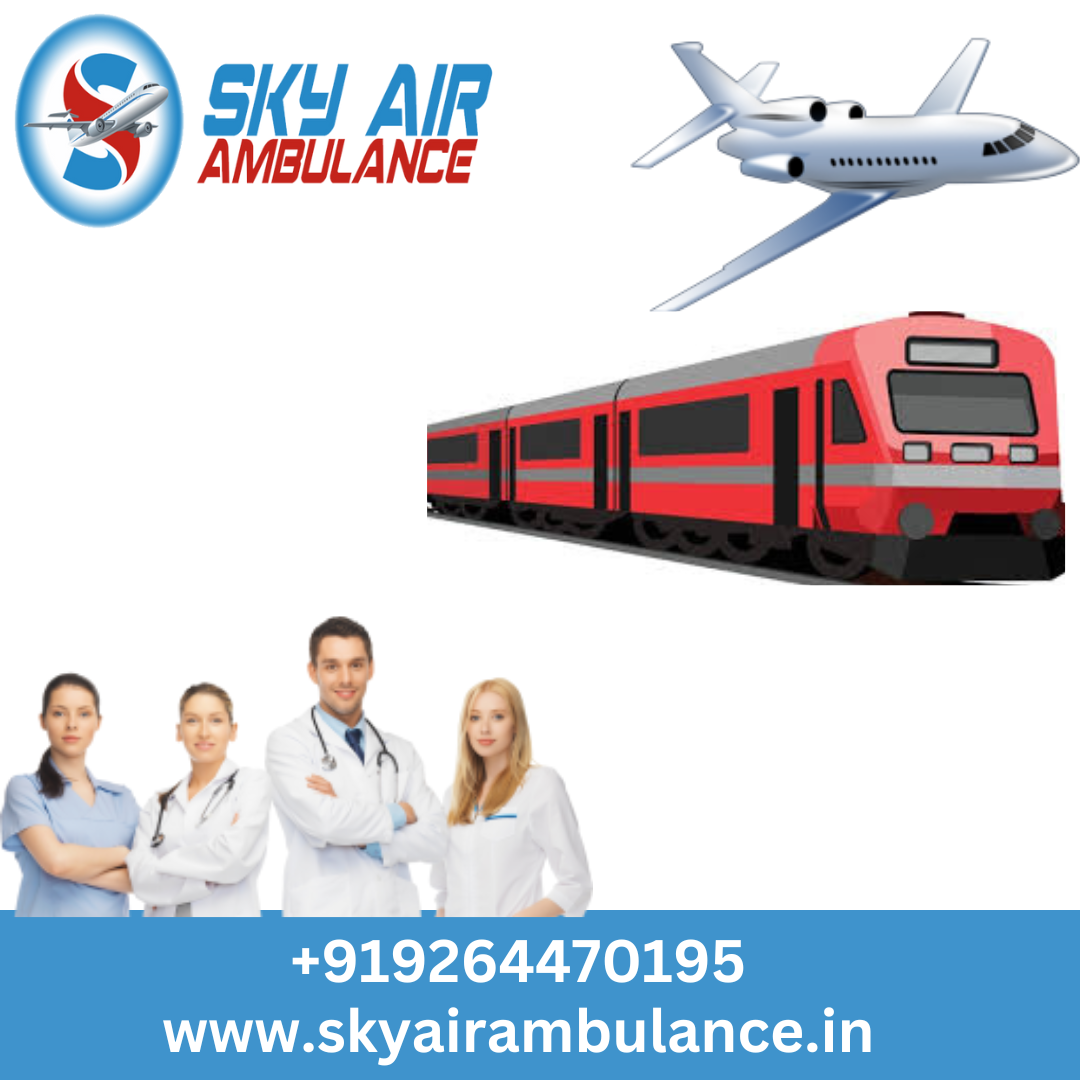 Get Sky Train Ambulance Service In Guwahati With Dependable Medical Support