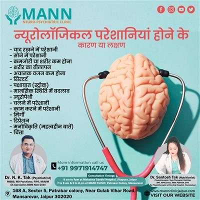 mann neuro psychiatric clinic (dr. n.k. tak) - top psychiatrist in jaipur