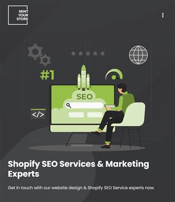 shopify seo services & marketing | mint your store