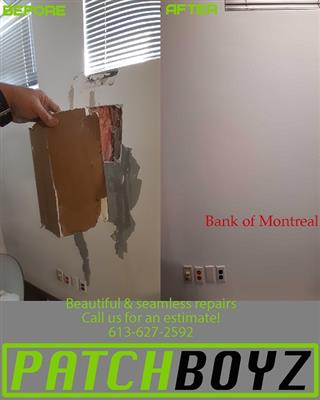 patchboyz ottawa drywall repair