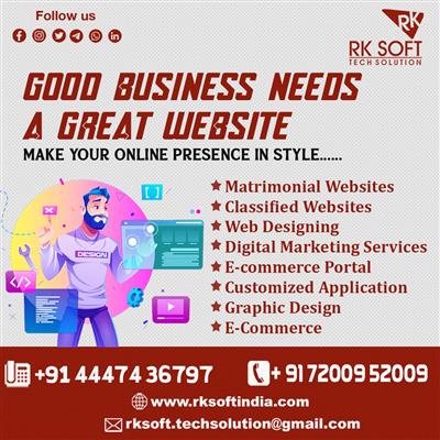 top web designing companies in india chennai tamilnadu rk soft