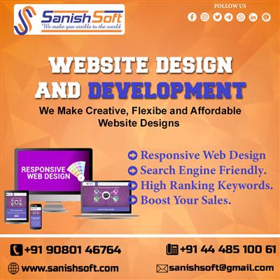web development company and website development company sanishsoft in chennai tamilnadu india