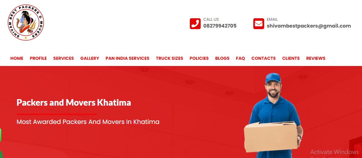 shivam best packers & movers khatima | transportation services in dehradun city