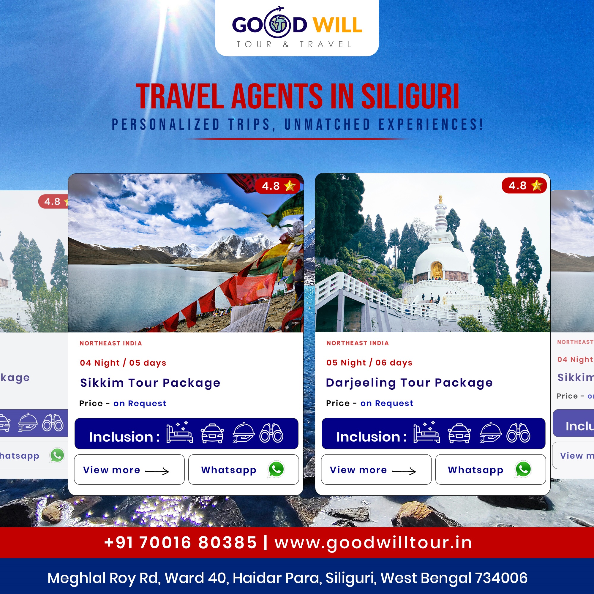 goodwill tour and travel | tour operators in siliguri