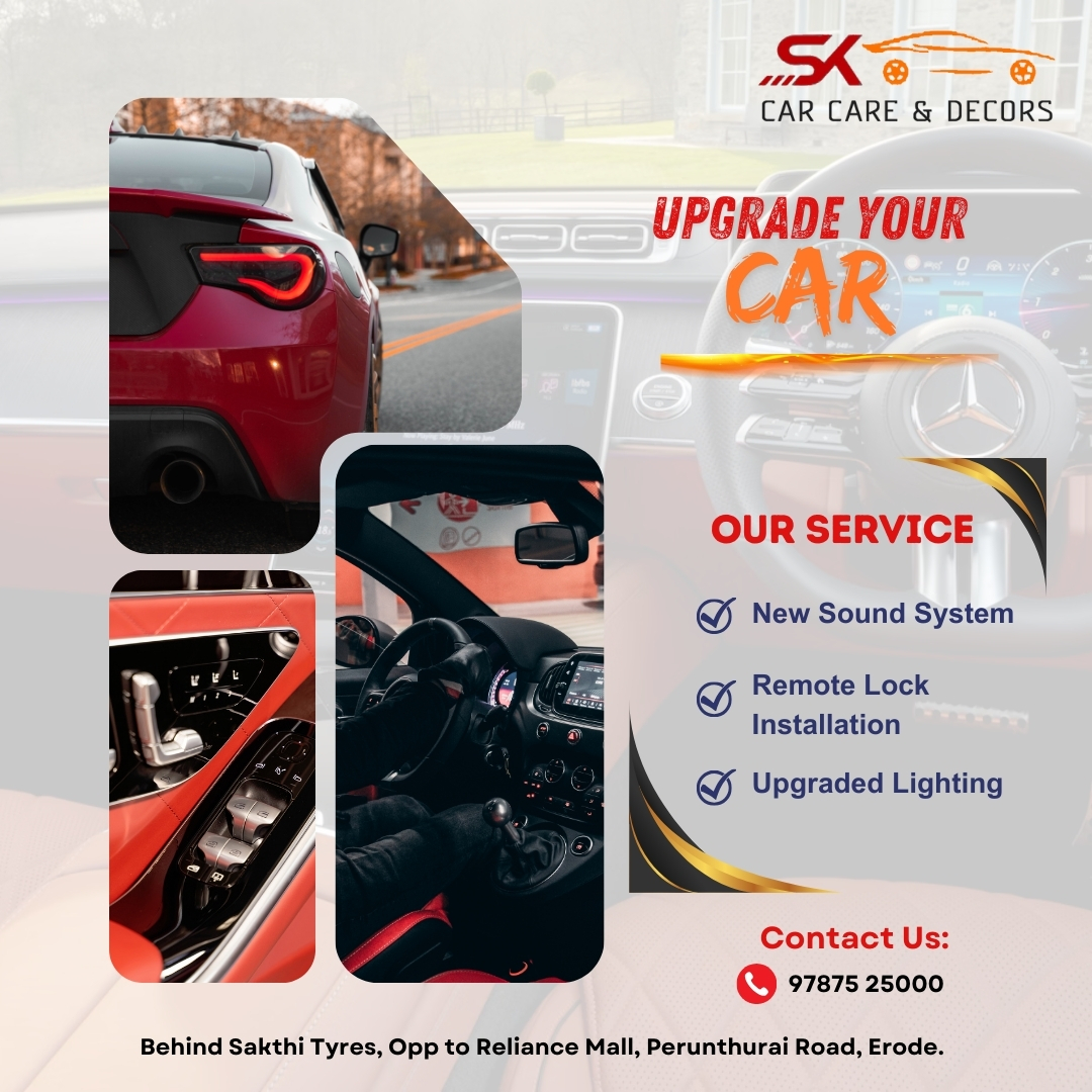 sk car care and decors in erode | car accessories in erode