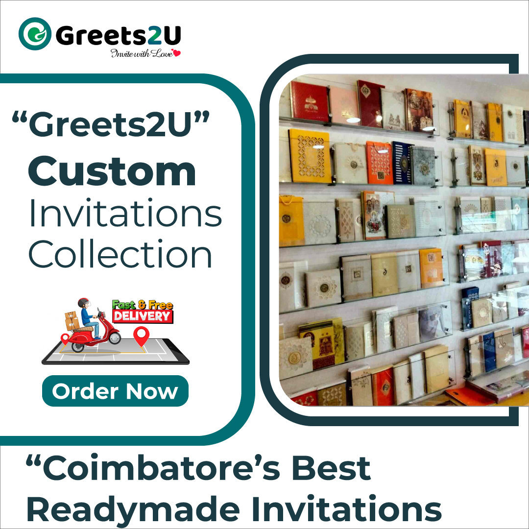 greets2u invitations | printing press in coimbatore